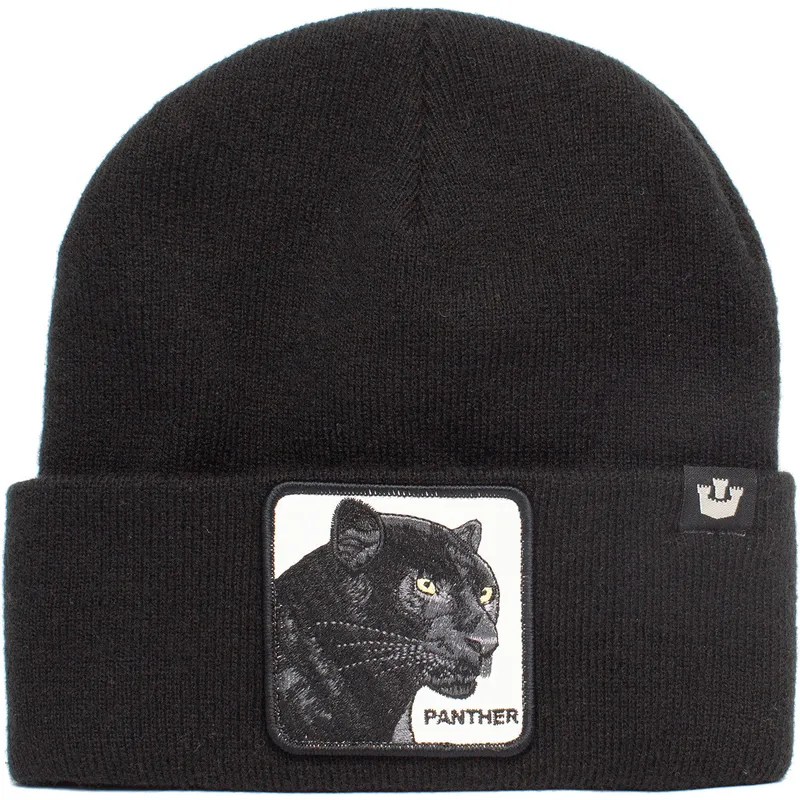 cepur-izliekta-truckeris-melns-snapback-panther-on-the-hunt-the-farm-no-goorin-bros
