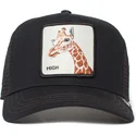 gorra-trucker-negra-jirafa-high-the-giraffe-the-farm-de-goorin-bros