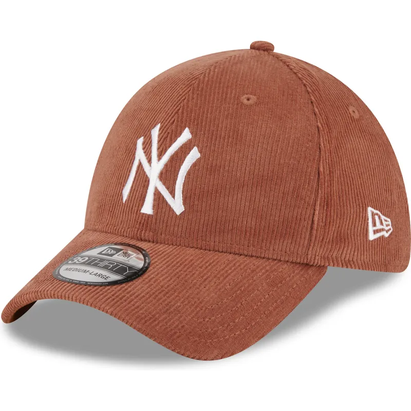 cepur-izliekta-bruns-pieguloss-39thirty-cord-no-new-york-yankees-mlb-no-new-era