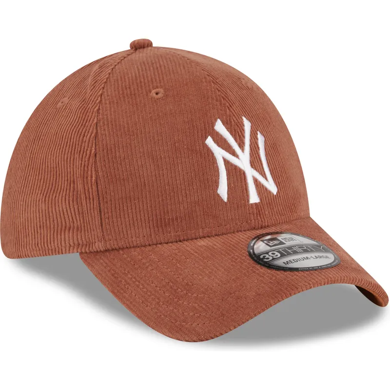 cepur-izliekta-bruns-pieguloss-39thirty-cord-no-new-york-yankees-mlb-no-new-era