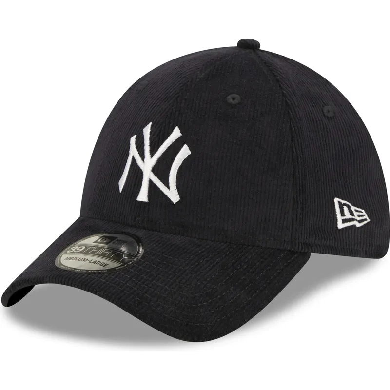 cepur-izliekta-tumsi-zils-pieguloss-39thirty-cord-no-new-york-yankees-mlb-no-new-era