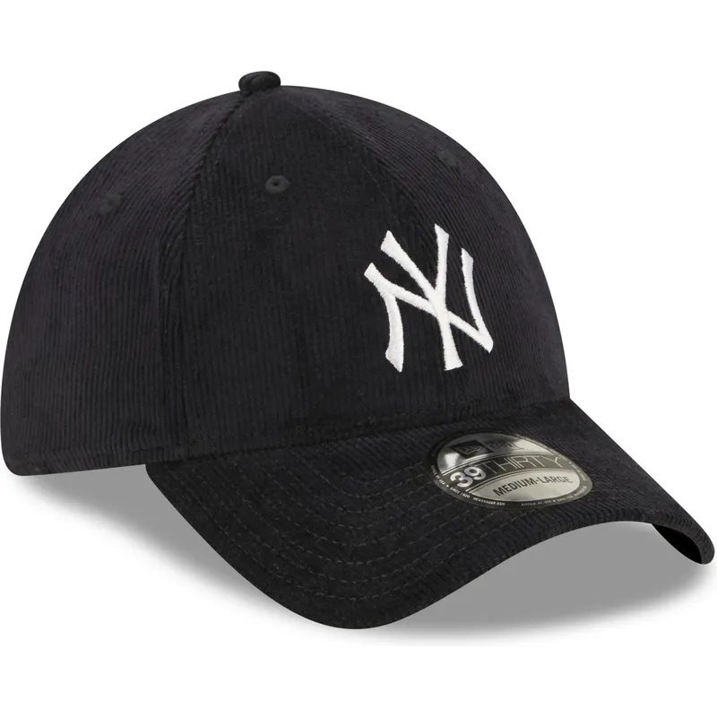 cepur-izliekta-tumsi-zils-pieguloss-39thirty-cord-no-new-york-yankees-mlb-no-new-era