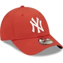 cepur-izliekta-sarkans-regulejams-9forty-league-essential-no-new-york-yankees-mlb-no-new-era