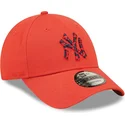 cepur-izliekta-sarkans-regulejams-9forty-seasonal-infill-no-new-york-yankees-mlb-no-new-era