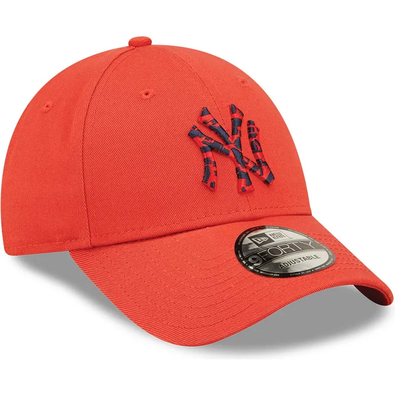 cepur-izliekta-sarkans-regulejams-9forty-seasonal-infill-no-new-york-yankees-mlb-no-new-era