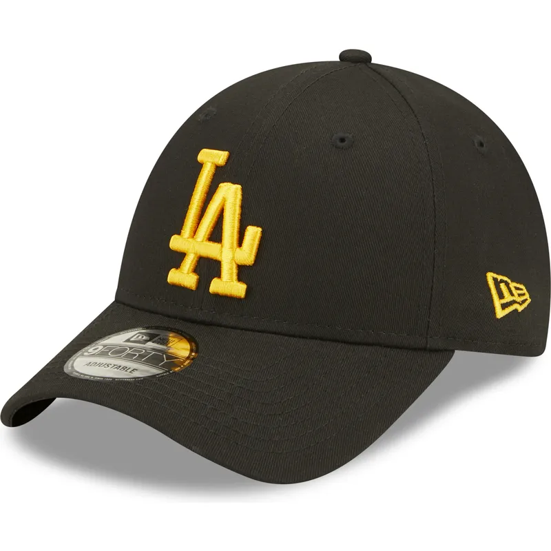 cepur-izliekta-melns-regulejams-9forty-league-essential-no-los-angeles-dodgers-mlb-no-new-era