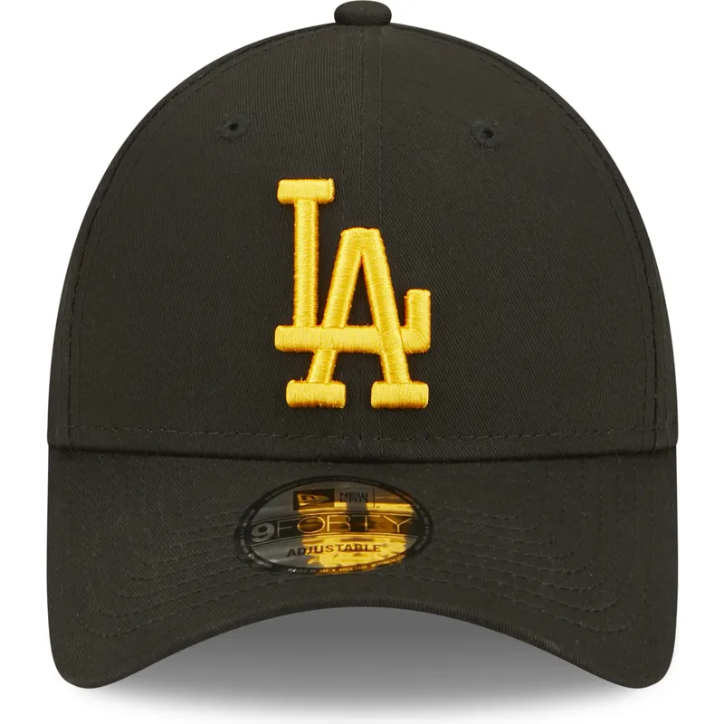 cepur-izliekta-melns-regulejams-9forty-league-essential-no-los-angeles-dodgers-mlb-no-new-era