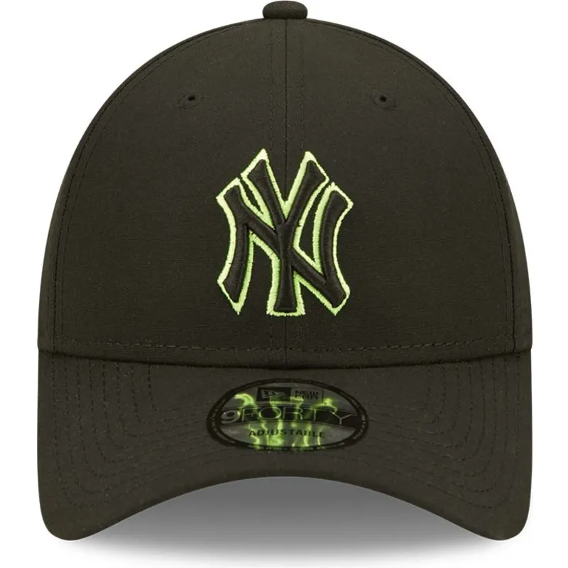 cepur-izliekta-melns-snapback-9forty-neon-pack-repreve-no-new-york-yankees-mlb-no-new-era