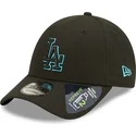cepur-izliekta-melns-snapback-9forty-neon-pack-repreve-no-los-angeles-dodgers-mlb-no-new-era