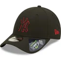 cepur-izliekta-melns-snapback-9forty-neon-pack-repreve-no-new-york-yankees-mlb-no-new-era