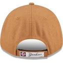 verstellbare-braune-9forty-the-league-melton-wool-kappe-der-new-york-yankees-mlb-von-new-era