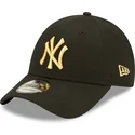 cepur-izliekta-melns-regulejams-dorado-9forty-metallic-no-new-york-yankees-mlb-no-new-era