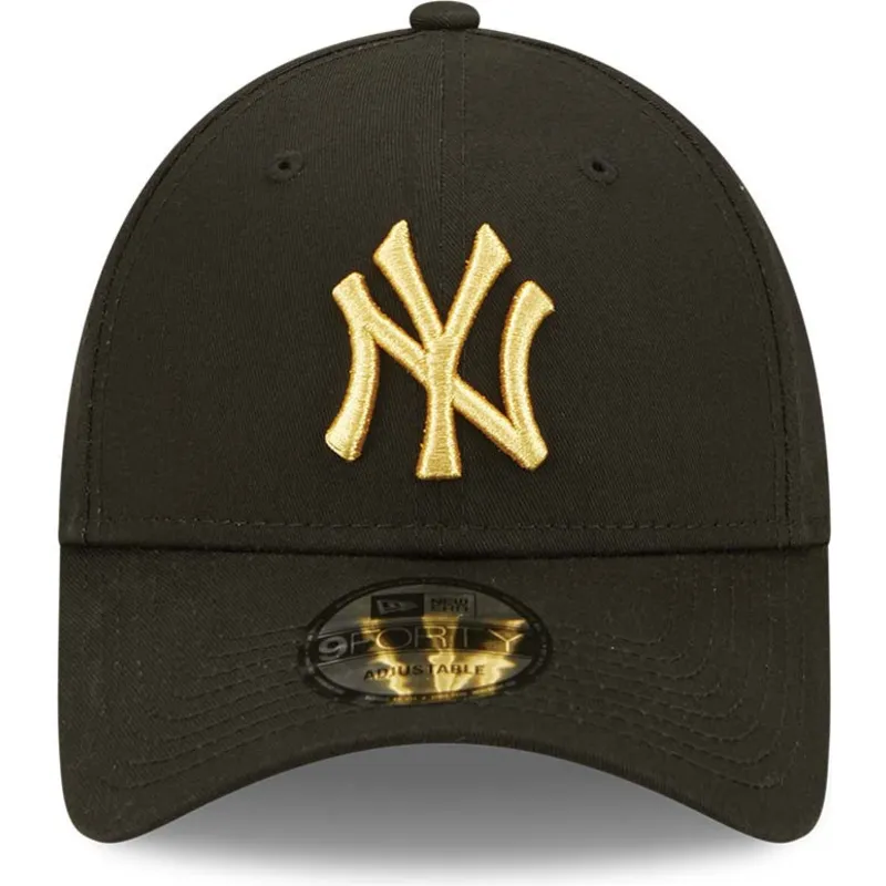 cepur-izliekta-melns-regulejams-dorado-9forty-metallic-no-new-york-yankees-mlb-no-new-era cepur-izliekta-melns-regulejams-dorado-9forty-metallic-no-new-york-yankees-mlb-no-new-era