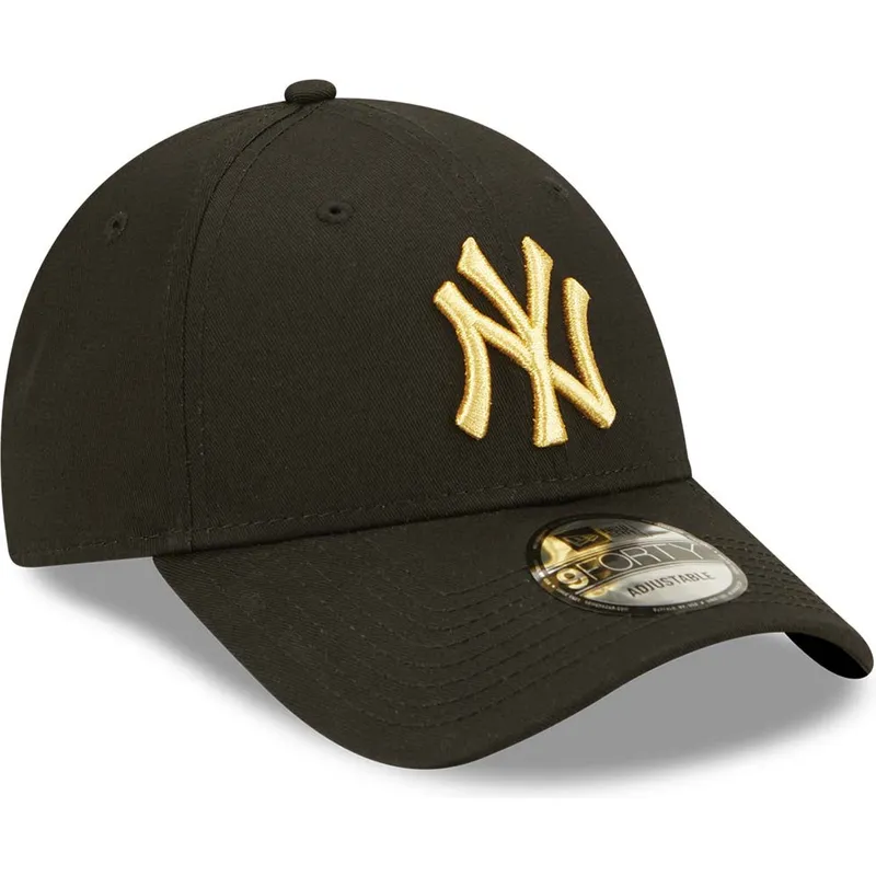 cepur-izliekta-melns-regulejams-dorado-9forty-metallic-no-new-york-yankees-mlb-no-new-era cepur-izliekta-melns-regulejams-dorado-9forty-metallic-no-new-york-yankees-mlb-no-new-era