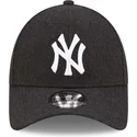 cepur-izliekta-melns-regulejams-9forty-the-league-melton-wool-no-new-york-yankees-mlb-no-new-era