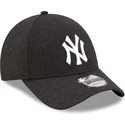 cepur-izliekta-melns-regulejams-9forty-the-league-melton-wool-no-new-york-yankees-mlb-no-new-era