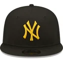 new-era-mlb-new-york-yankees-9fifty-league-essential-snapback-cap-in-schwarz-mit-gelbem-logo