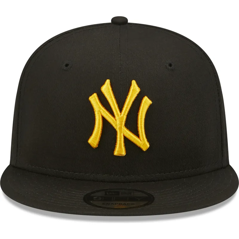 cepur-plakana-melns-snapback-9fifty-league-essential-no-new-york-yankees-mlb-no-new-era