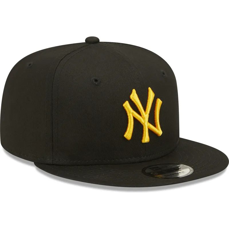 cepur-plakana-melns-snapback-9fifty-league-essential-no-new-york-yankees-mlb-no-new-era