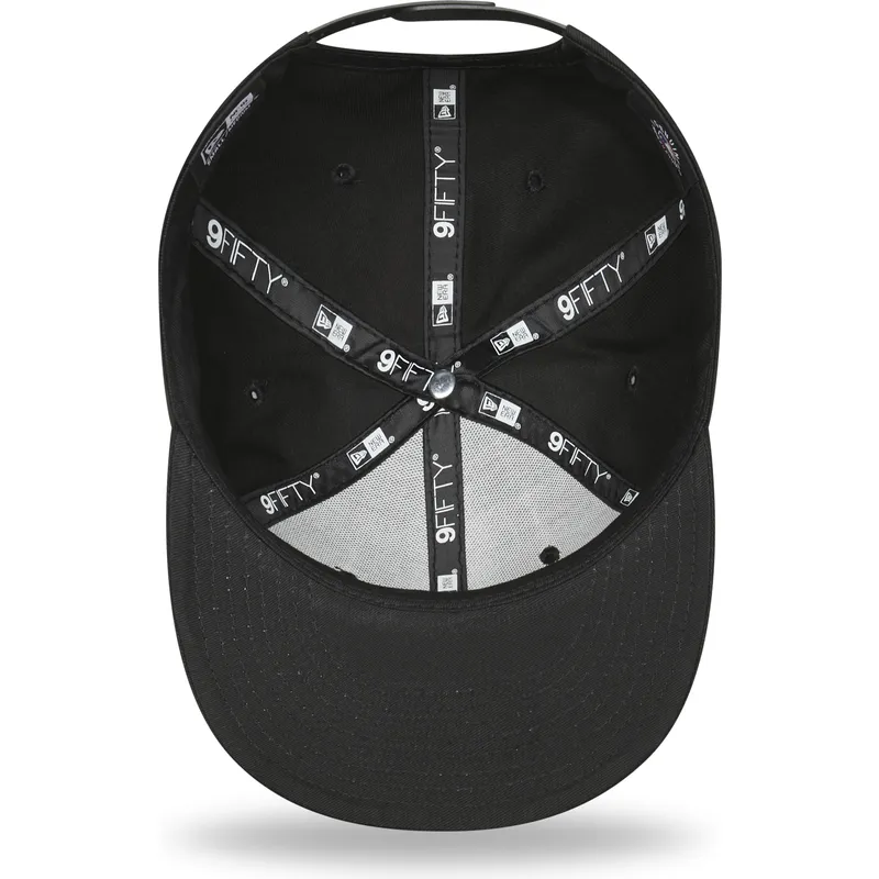 cepur-plakana-melns-snapback-9fifty-league-essential-no-new-york-yankees-mlb-no-new-era