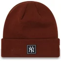 gorro-marron-oscuro-team-cuff-de-new-york-yankees-mlb-de-new-era