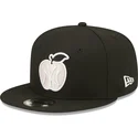 cepur-plakana-melns-snapback-9fifty-ny-apple-no-new-york-yankees-mlb-no-new-era