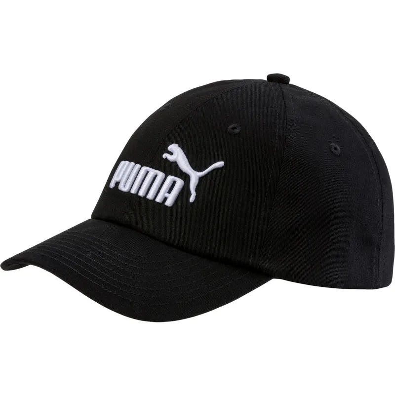 cepur-izliekta-melns-regulejams-berniem-essentials-no-puma