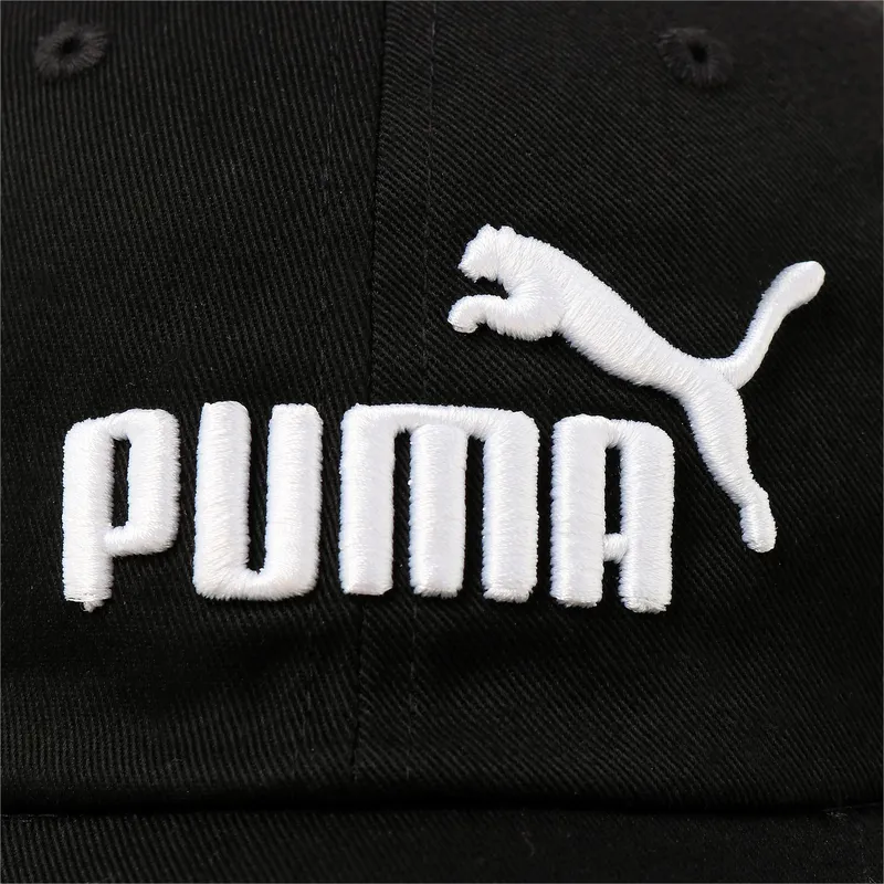 cepur-izliekta-melns-regulejams-berniem-essentials-no-puma
