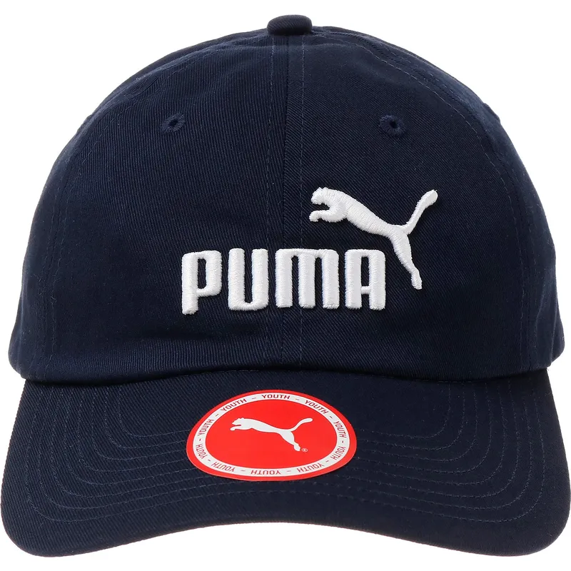 puma-essentials-verstellbare-kinderkappe-in-marineblau