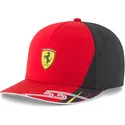 cepur-izliekta-sarkans-snapback-sf-carlos-sainz-no-ferrari-formula-1-no-puma
