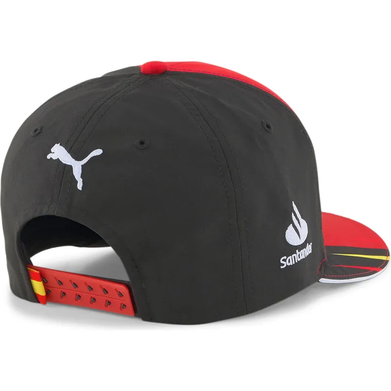 cepur-izliekta-sarkans-snapback-sf-carlos-sainz-no-ferrari-formula-1-no-puma