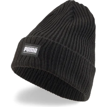 Czarna czapka Ribbed Classic Cuff marki Puma