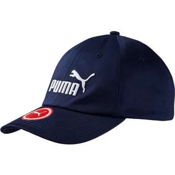 Gorra curva azul marino ajustable Fundamentals de Puma