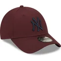 cepur-izliekta-sarkans-regulejams-9forty-league-essential-no-new-york-yankees-mlb-no-new-era