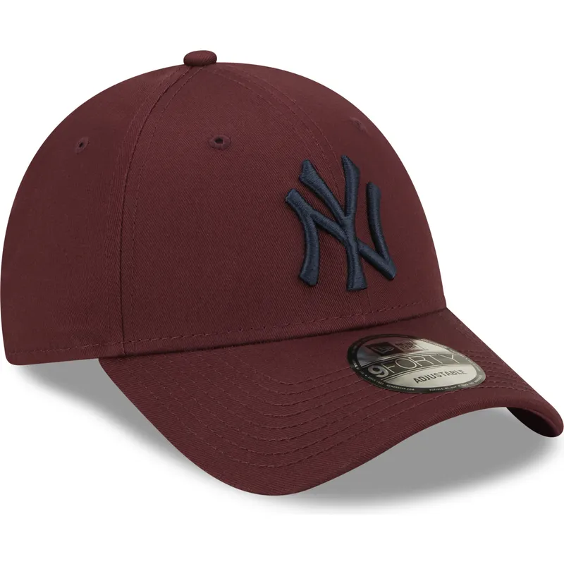 cepur-izliekta-sarkans-regulejams-9forty-league-essential-no-new-york-yankees-mlb-no-new-era