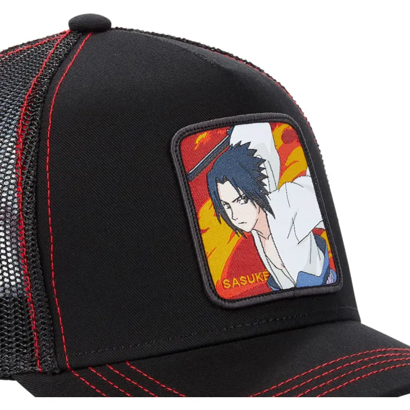cepur-izliekta-truckeris-melns-snapback-fir2-sasuke-uchiha-naruto-no-capslab
