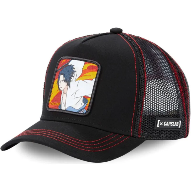 cepur-izliekta-truckeris-melns-snapback-fir2-sasuke-uchiha-naruto-no-capslab