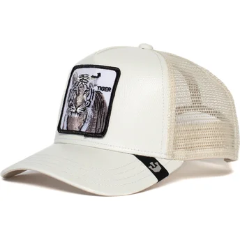 cepur-izliekta-truckeris-balts-snapback-killer-tiger-the-farm-no-goorin-bros