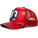 cepur-izliekta-truckeris-sarkans-snapback-stallion-cherry-mustang-the-farm-no-goorin-bros