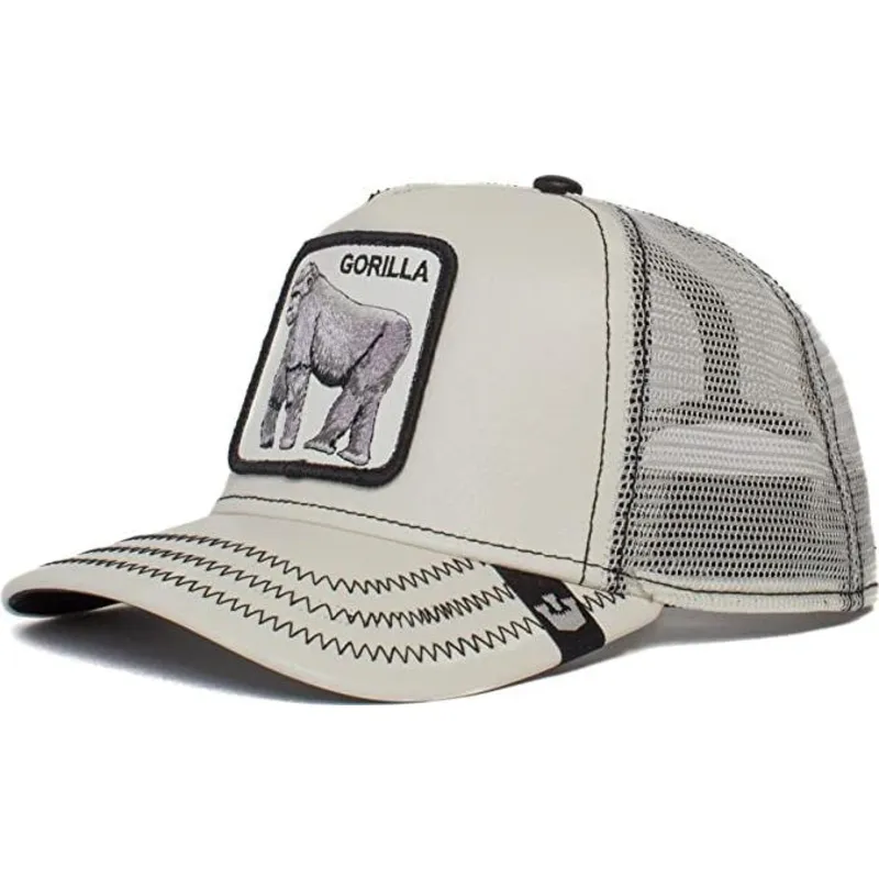 cepur-izliekta-truckeris-balts-snapback-gorilla-band-boss-the-farm-no-goorin-bros cepur-izliekta-truckeris-balts-snapback-gorilla-band-boss-the-farm-no-goorin-bros