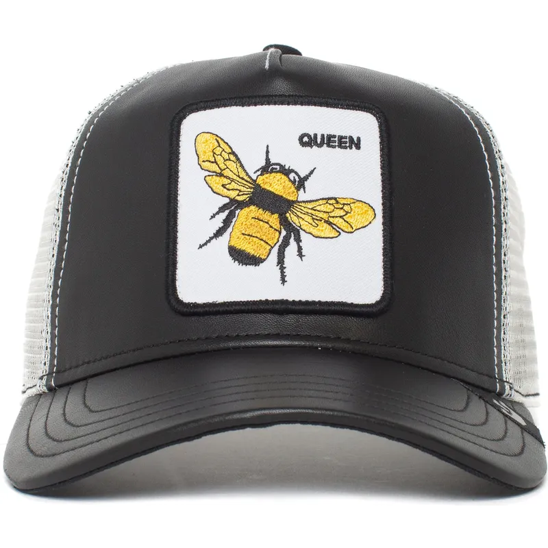 cepur-izliekta-truckeris-melns-snapback-queen-hive-boss-the-farm-no-goorin-bros