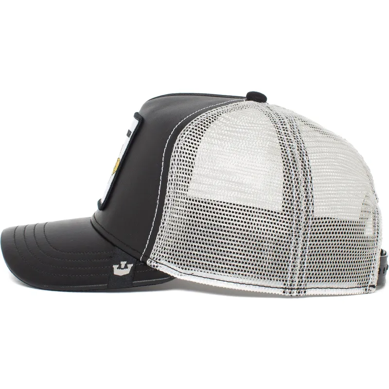 cepur-izliekta-truckeris-melns-snapback-queen-hive-boss-the-farm-no-goorin-bros