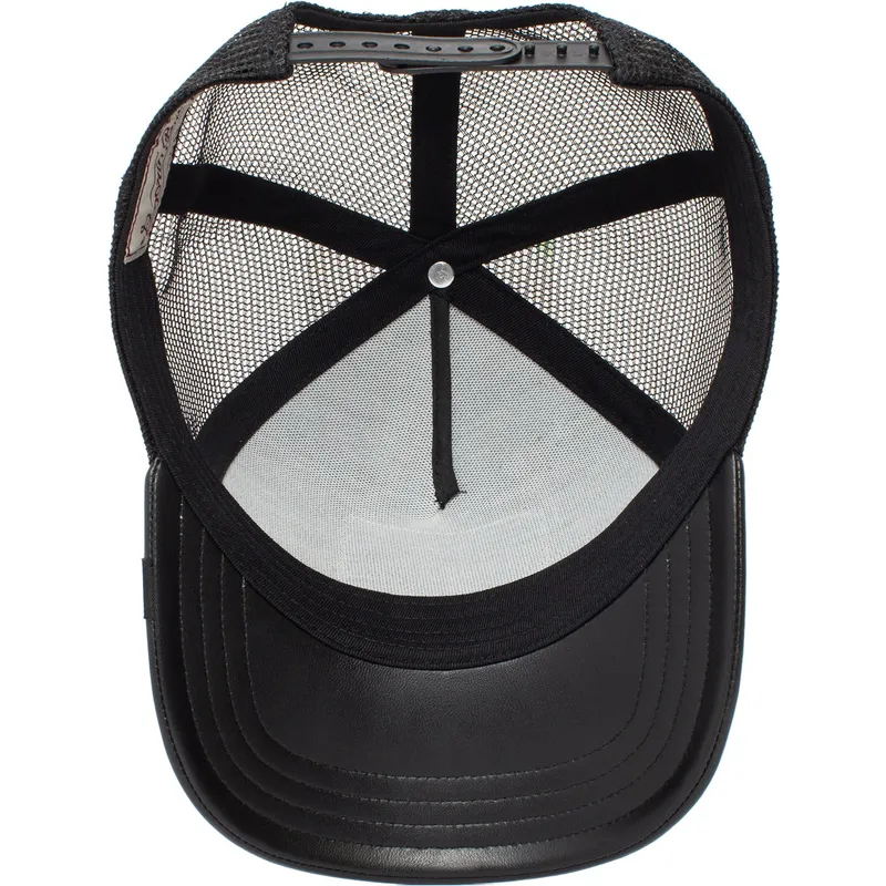 cepur-izliekta-truckeris-melns-snapback-lone-wolf-pack-boss-the-farm-no-goorin-bros