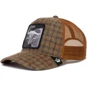cepur-izliekta-truckeris-bruns-snapback-hard-hardwood-the-farm-no-goorin-bros