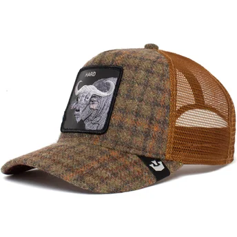 cepur-izliekta-truckeris-bruns-snapback-hard-hardwood-the-farm-no-goorin-bros