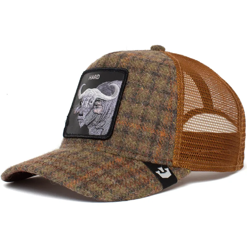 cepur-izliekta-truckeris-bruns-snapback-hard-hardwood-the-farm-no-goorin-bros