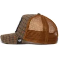 cepur-izliekta-truckeris-bruns-snapback-hard-hardwood-the-farm-no-goorin-bros