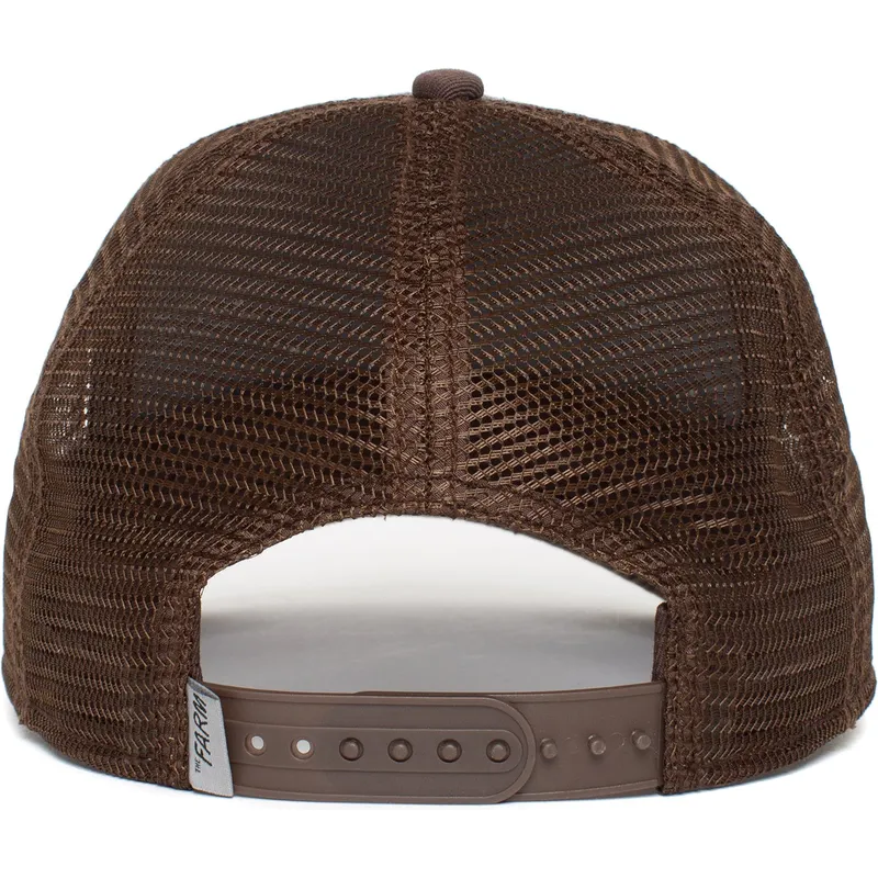 cepur-izliekta-truckeris-bruns-snapback-extra-large-in-the-room-the-farm-no-goorin-bros