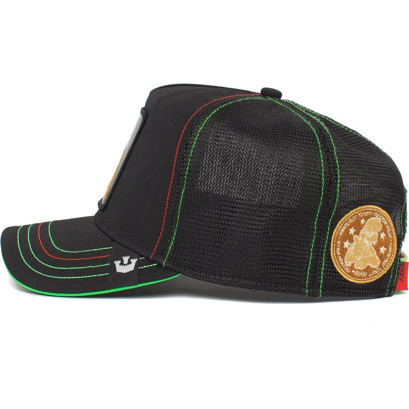 cepur-izliekta-truckeris-melns-snapback-one-hundred-bug-blaster-the-farm-no-goorin-bros