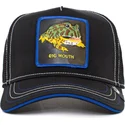 cepur-izliekta-truckeris-melns-snapback-big-mouth-puck-yeah-the-farm-no-goorin-bros